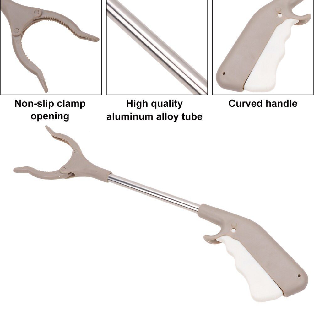 1Pc 40cm Trash Clamp Rubbish Pick Clip Garbage Cramp Iron Sanitory Worker Accessories