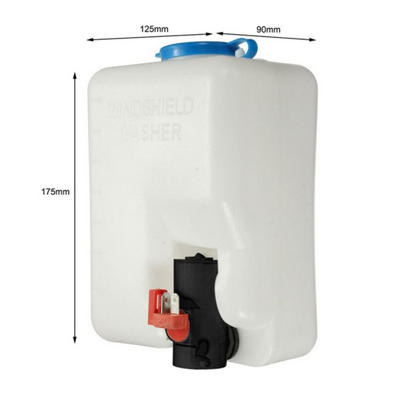 1 Set 12V 1.5L Universal Windscreen Washer System Windscreen Washer Cleaner Bottle Kit