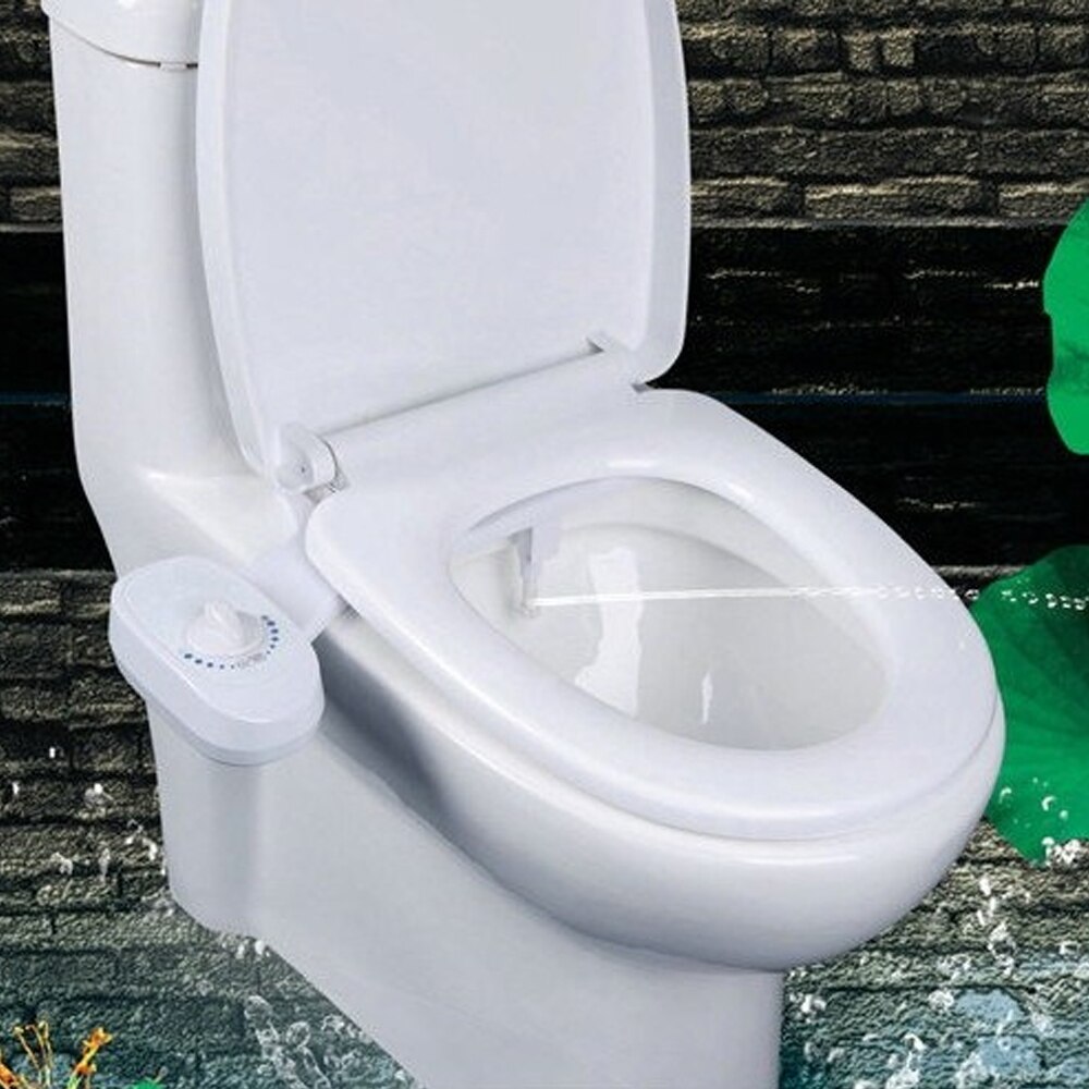 Bidet Attachment Non-Electric Toilet Bidet Seat Self-Cleaning Nozzle-Fresh Water Bidet Sprayer Mechanical Washing Bathroom Clean