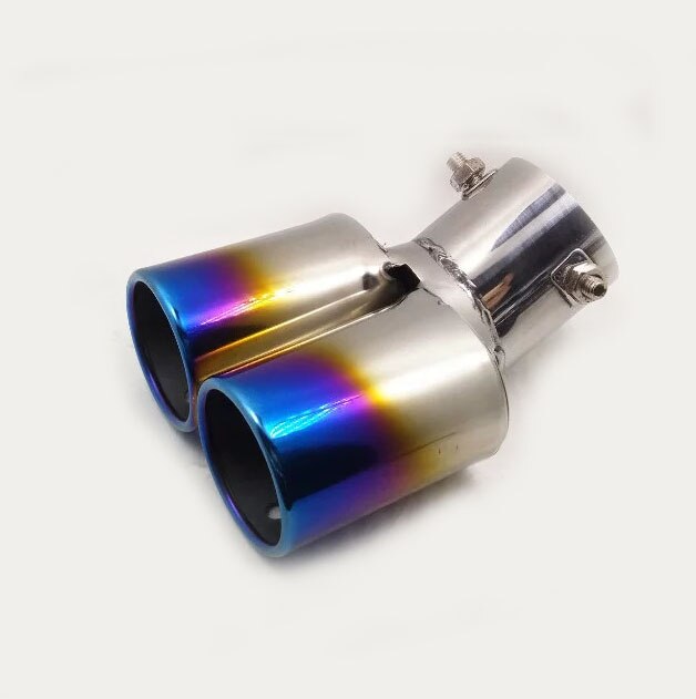 For Peugeot 408 car cover muffler exterior back end pipe dedicate exhaust tip tail outlet ornament vent 1pcs: B0002Ba63