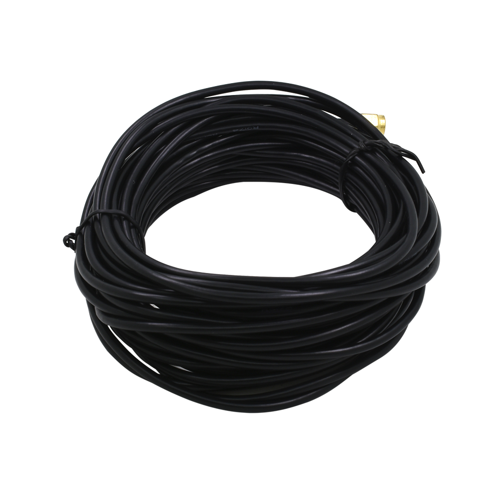 TISHRIC 9M Universal Wifi Antenna Extension Cable Male to Female RG174 RP-SMA Pure Copper Gold Plated Wi-Fi For Router Wlan