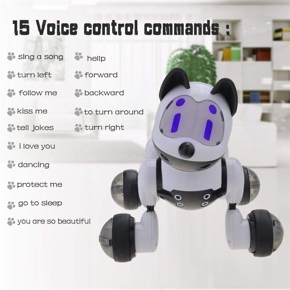 Voice Control Dog and Cat Smart Robot Electronic Pet Interactive Program Dancing Walk Robotic Animal Toy For Children&#39;s