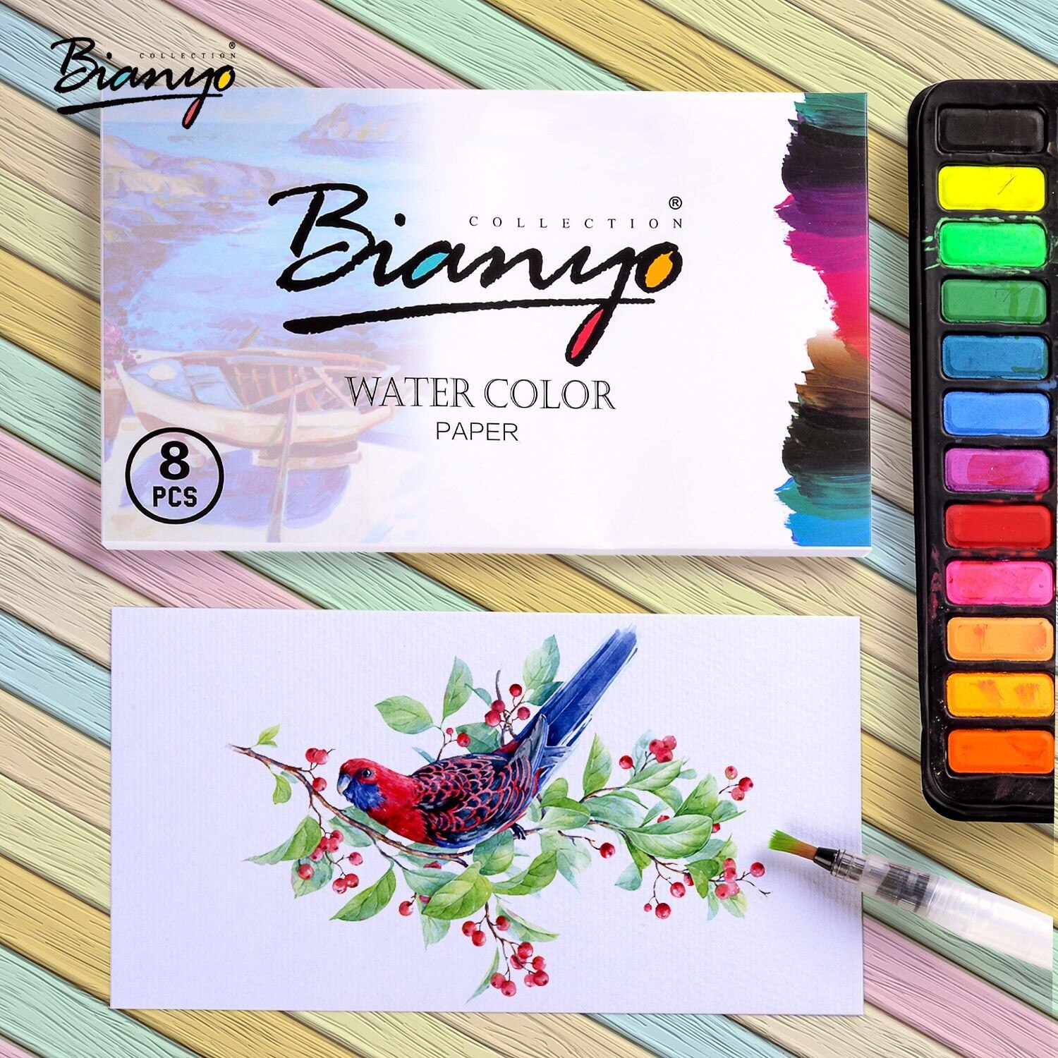Bianyo A4 A5 Sketch Book Stationery Watercolor Paper Sketch Notepad For Painting Drawing Diary Journal Notebook