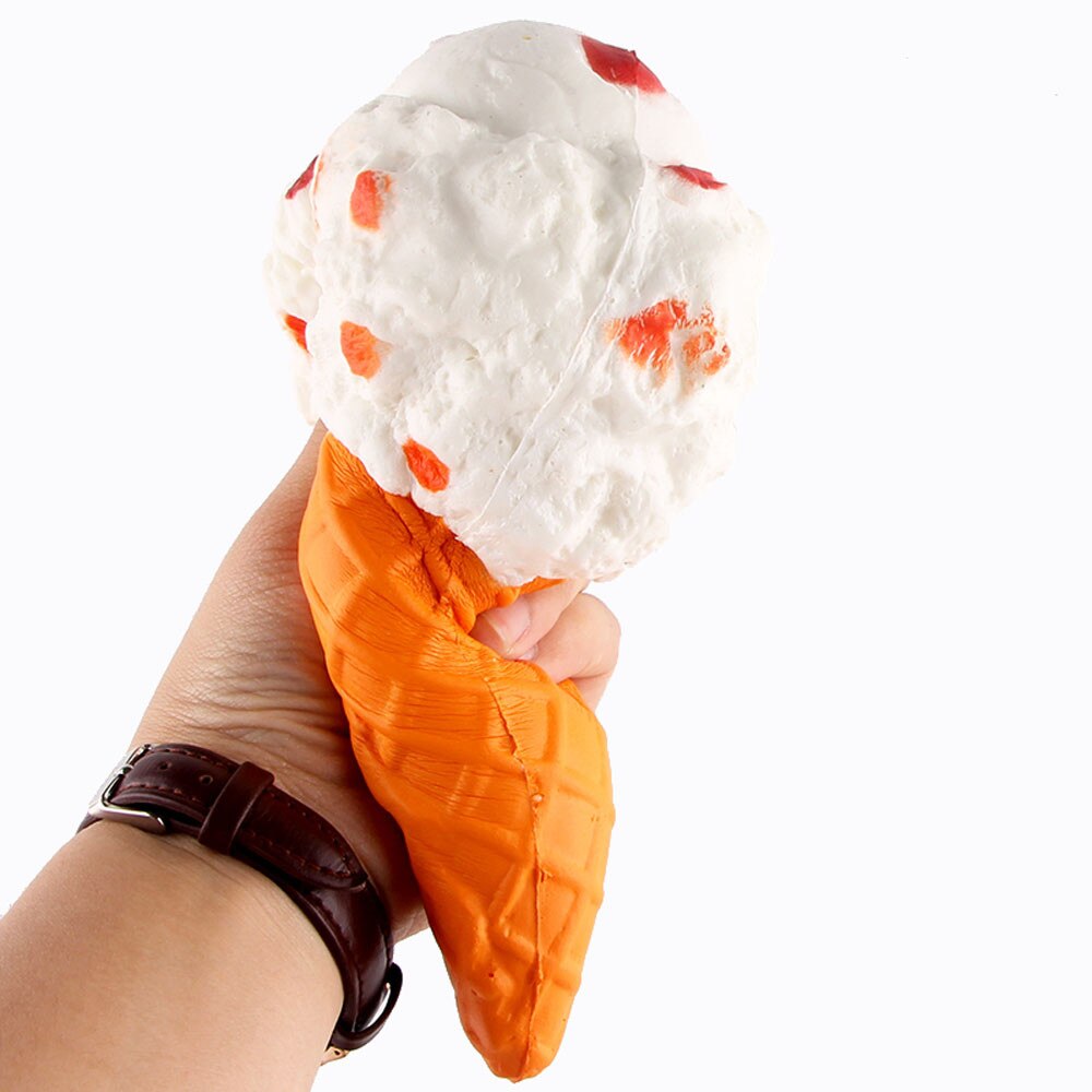 Simulación de helado blando de hielo colosal crema aplasta lento aumento juguete perfumada aliviar el estrés juguetes de papelería lindo A1