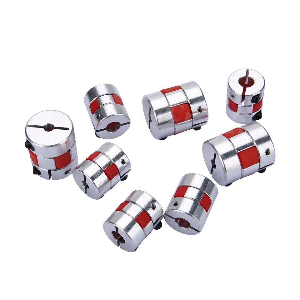 CNC Motor Backen Kupplungen Flexible Spinne Plum Welle Kupplung D25 L30 5mm 6mm 6,35mm 8mm 9mm 10mm 12mm spinne Kupplung