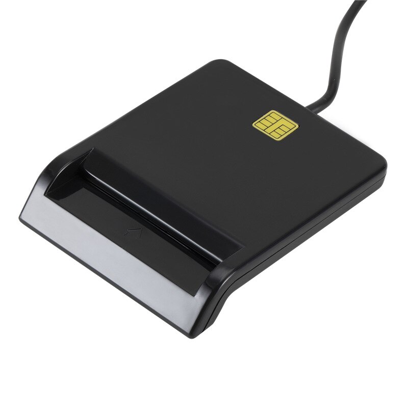 Smart Belasting Terugkeer Bank Id Kaartlezer Sim Telefoon Card Id Cac Dnie Chip Smart Card Voor Windows Linux Zwart kaart Multifunctionele