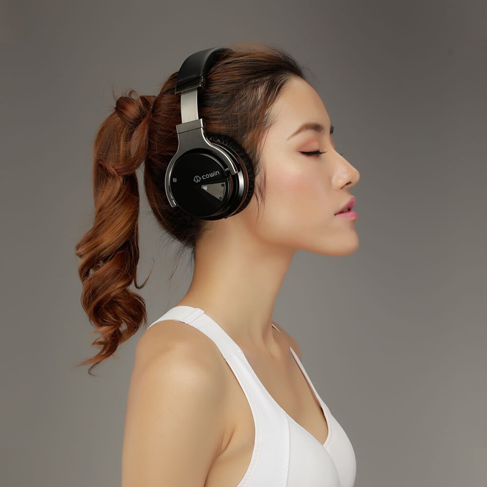 Cowin-auriculares inalámbricos con Bluetooth, dispositivo de audio con cancelación activa de ruido, con micrófono para teléfono móvil
