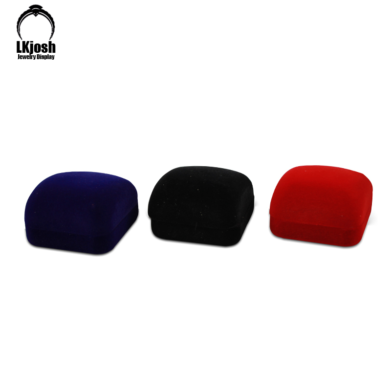 Caja De joyería De terciopelo, caja De almacenamiento De joyería con anillo Bo, caja De doble anillo, caja De tesoro De perlas, caja De De boda, organizador De Joyas