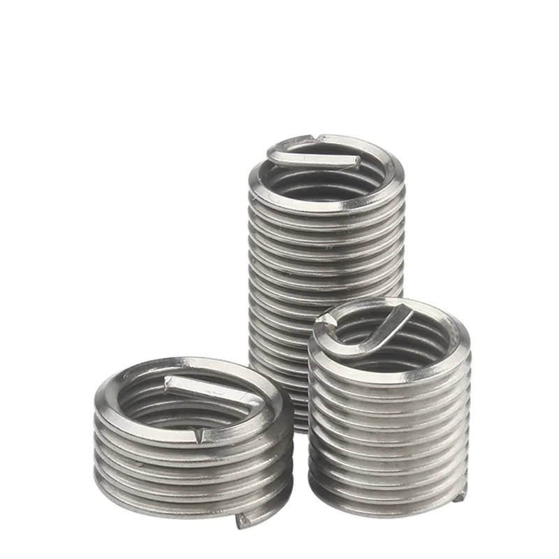 200 stks Helicoil Draad Insert Draad Insert Kit M3 M4 M5 M6 M8 M10 M12 Rvs 304 Schroef Mouw Draad herstel Set