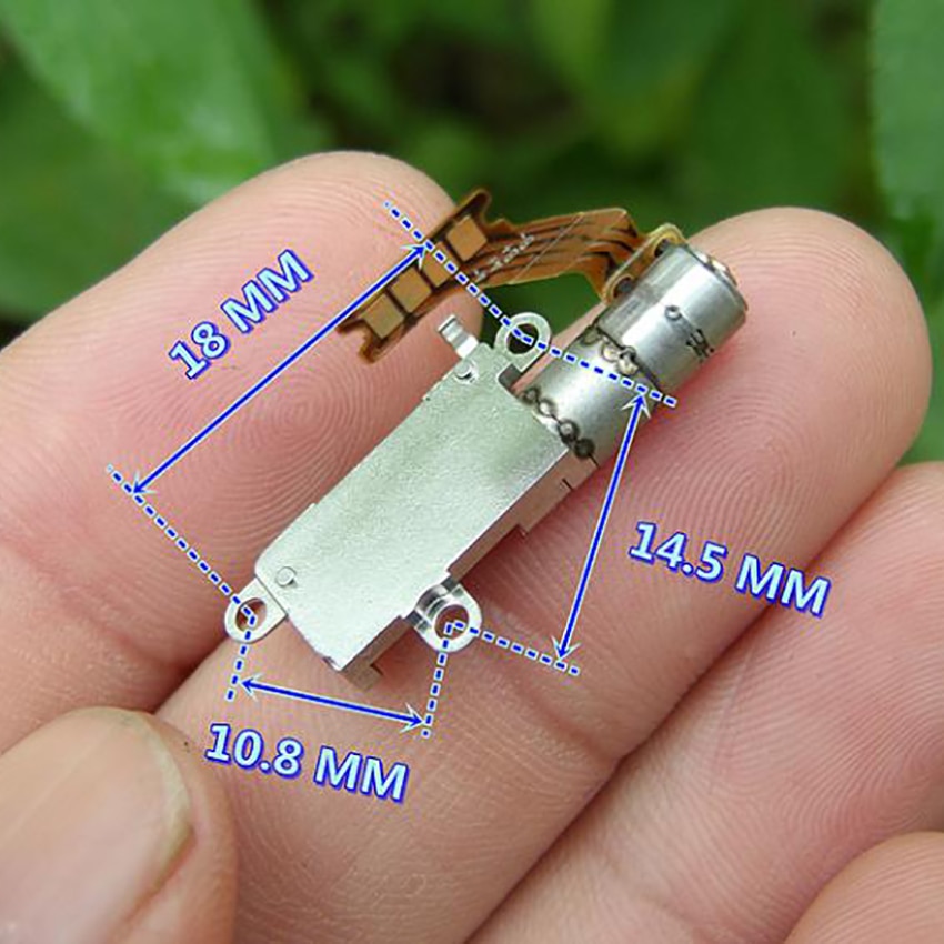 Mini two-phase four-wire 5MM Stepper Motor with Planetary Gearbox, Metal Slide, Precision Ball Bearings Stepping Motor