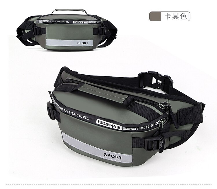 Heren usb-oplaadbare nylon crossbody tas heren anti-diefstal borsttas zomer korte reis koerierstas waterafstotende schoudertas: 2