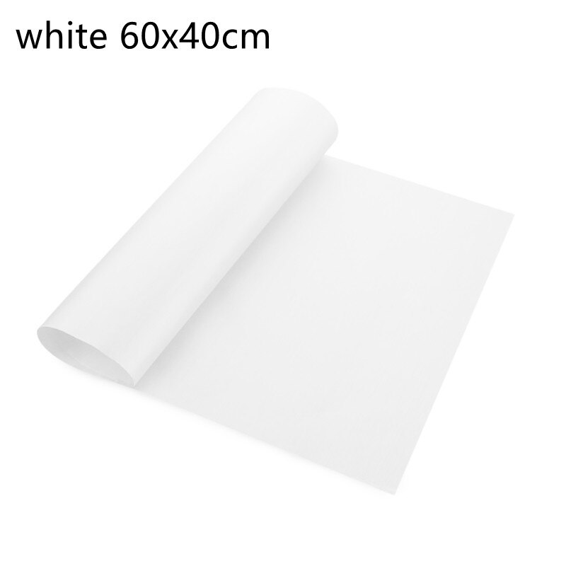 60 * 40cmcm Oil-proof Linen Cloth Baking Tools High Temperature Thick Oven Resistant Bake Oilcloth Pad Cooking Paper Mat Kitchen: white 60x40cm