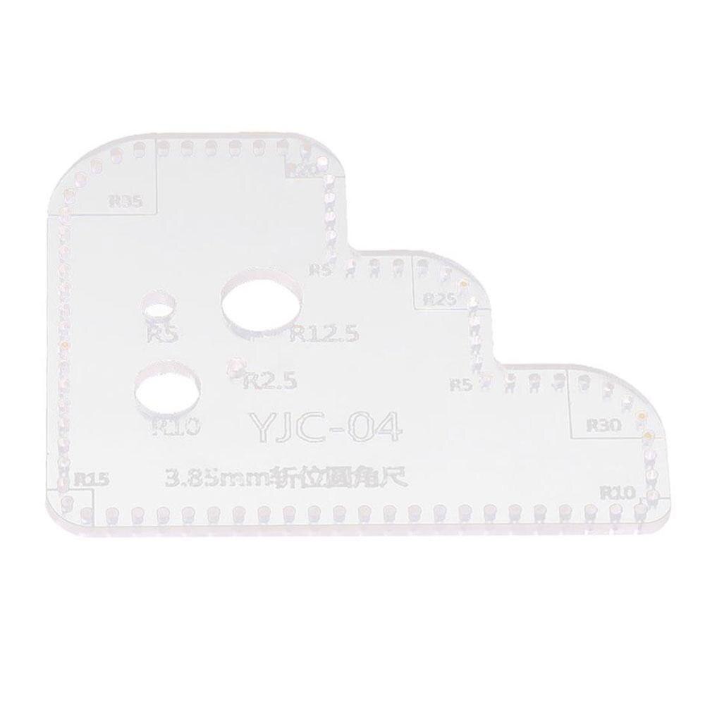 Skära stencil läder hantverk gör-det-själv akryl mall tillbehör verktyg plånbok sömnad prägling handväska handgjorda hemmaking begi  d3 h 8: 3.85mm
