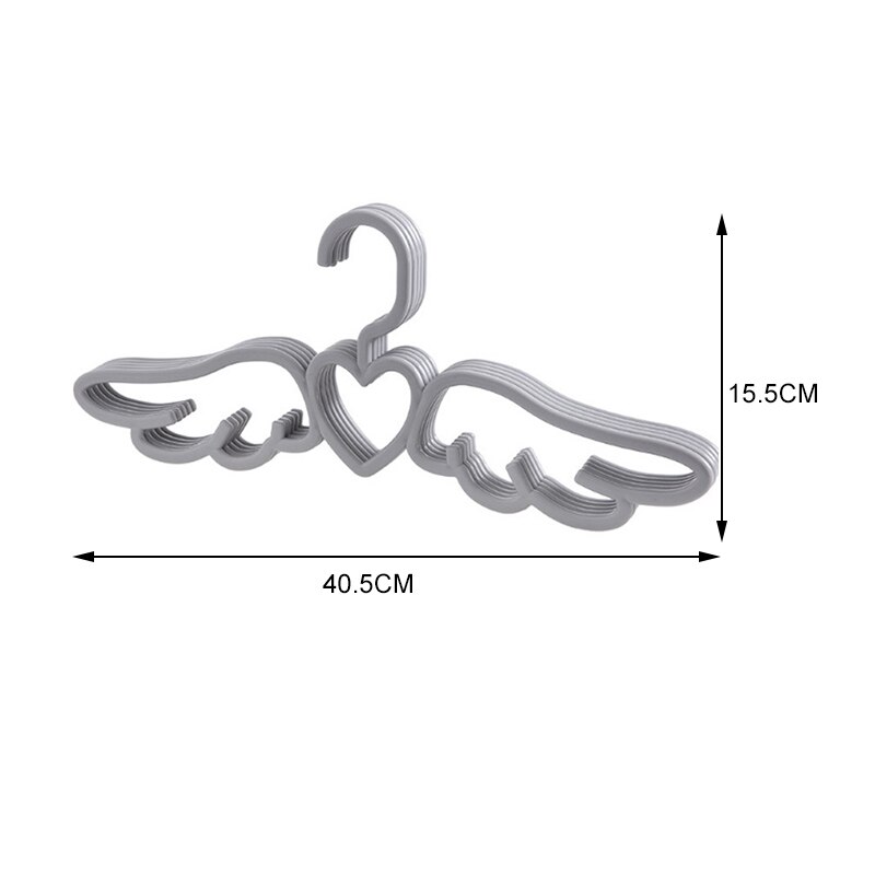 Engelenvleugels Vorm Kleerhanger Garderobe Kleding Organizer Voor Home Hotel Outdoor Baby Jas Droogrek Sjaal Tie Haak 1 pc