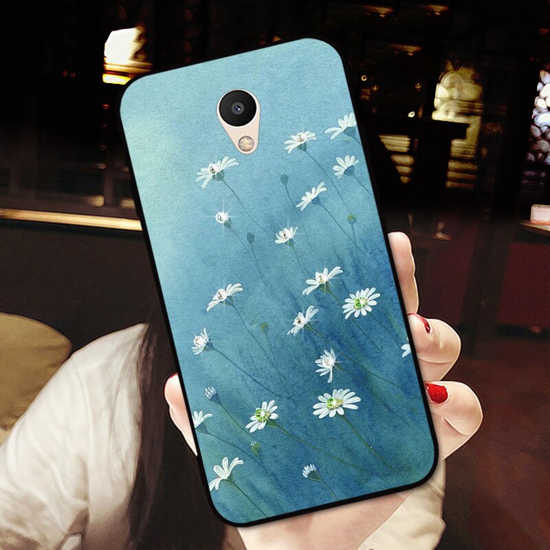 Bling Crystal Rhinestone Case For Meizu M3S Mini M5 M6 Note M5S M6S M5C A5 Diamond Cover For Meizu M3 Max Luxury Capa: For Meizu M3 Max / Chrysanthemum