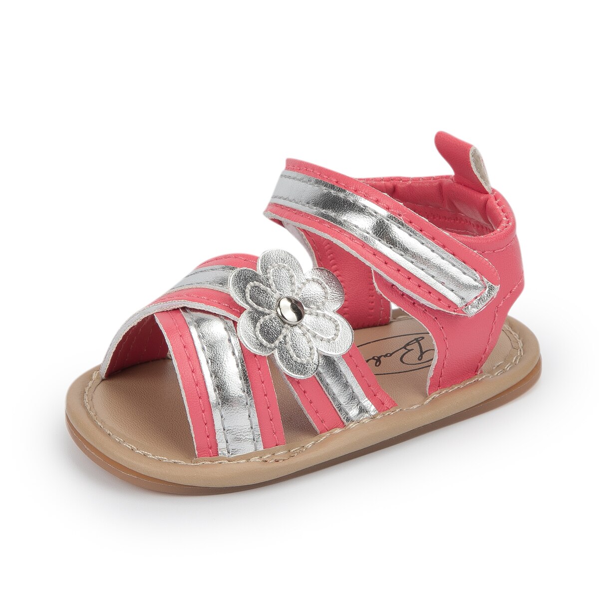 Zomer Pasgeboren Baby Baby Meisjes Prinses Strik Schoenen Zachte Zool Pu Leuke Flats Sandalen Schoenen Fit Voor 0-18M Crib Schoenen: pink / 13-18 months