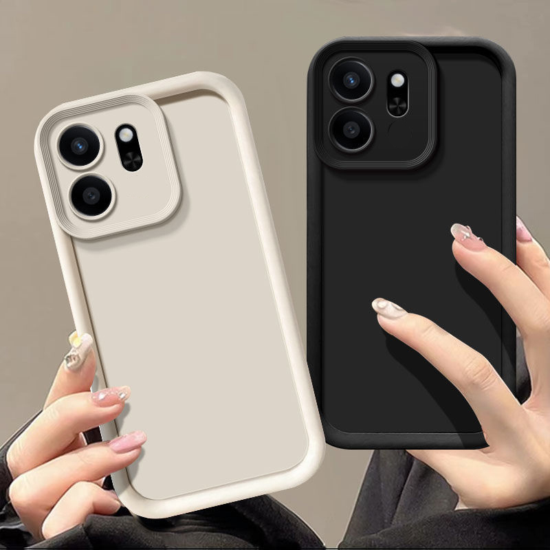 Hoesje voor infinix 50i, infinix smart 9 telefoonhoesje 50i infinix smart 9 matte achterkant cover met skin feel bescherming schokbestendig