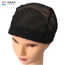 Gaka Verstelbare Pruik Elastische Netto Cap Pruik Accessoires Zwart Mesh Mechanisme Pruik Haarnetjes Voor Maken Pruik