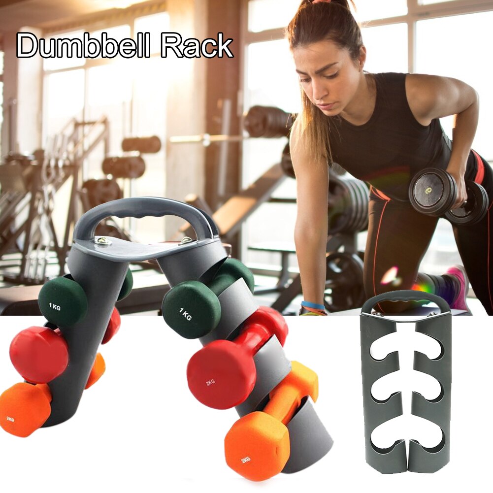 3-Layer Halter Bracket Praktische Halter Dispaly Rack Fitness Apparatuur Accessoires Halter Opslag Stand Voor Home Gym