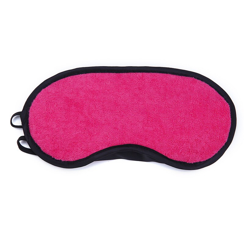 Funda de tela para los ojos para dormir, máscara acolchada para dormir, Parche de sombra, máscara para los ojos, para viajes, Relax, descanso ojo, cuidado de mujeres y hombres: Rose Red
