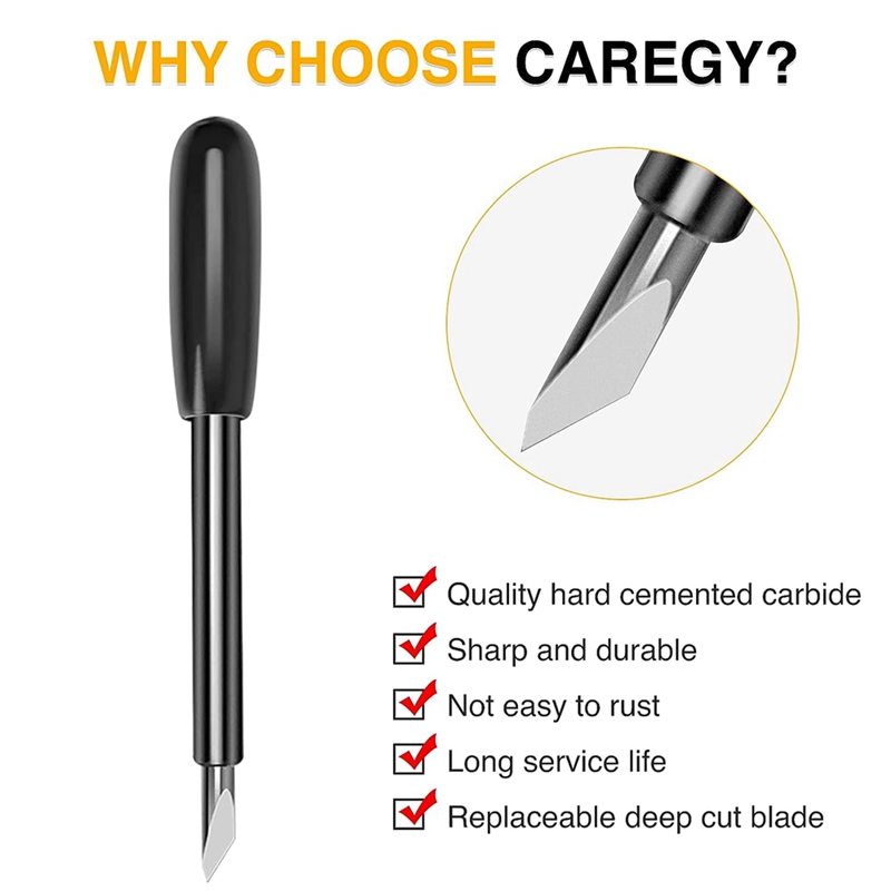 Deep Cut Blade And Housing For Cricut Maker, Deep Point Blade For Maker 3/Maker/Explore 3/Air 2/Air/One Cutting Machine