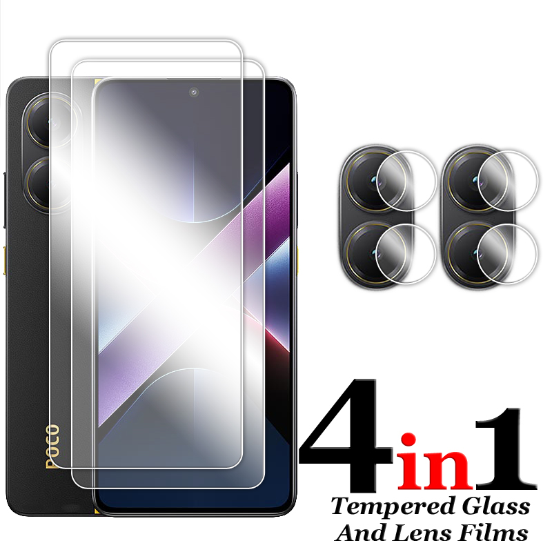 Para POCO X7 Pro 5G vidrio para POCO X7 Pro vidrio templado 6,67 pulgadas pegamento completo Protector de pantalla transparente para Xiaomi POCO X7 Pro Flim