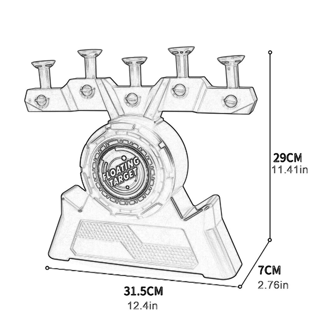 Elektrische Drijvende Vliegende Bal Doel Drijvende Bal Dart Doel Shooting Game Usb Drijvende Doel Voor Kinderen