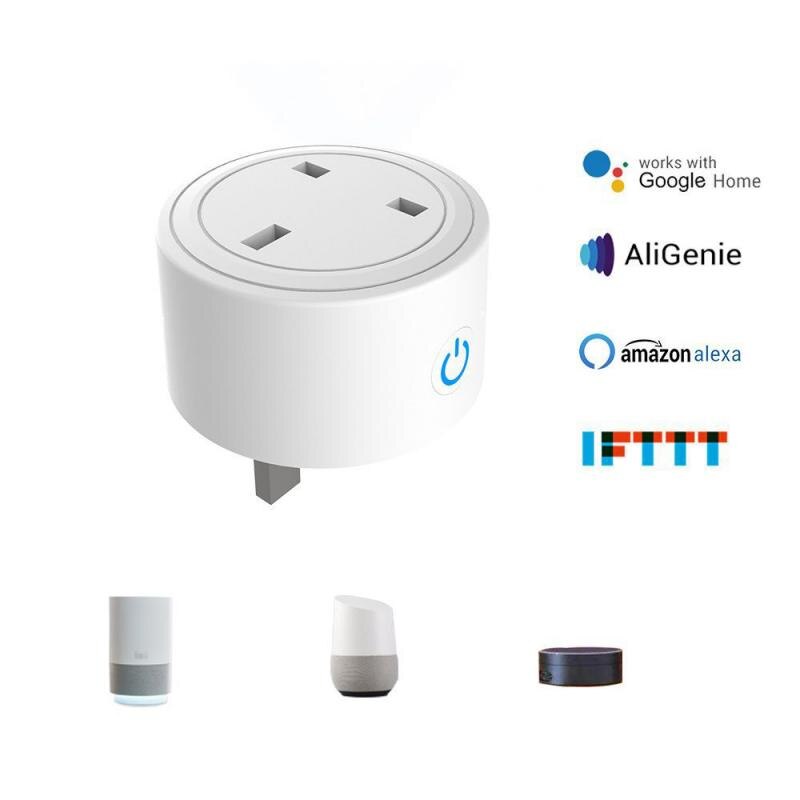 UK/US Standard Smart Plug WiFi Socket Timing Function Tuya Smart Life APP Voice Control Work With Alexa Google Home Smart Home
