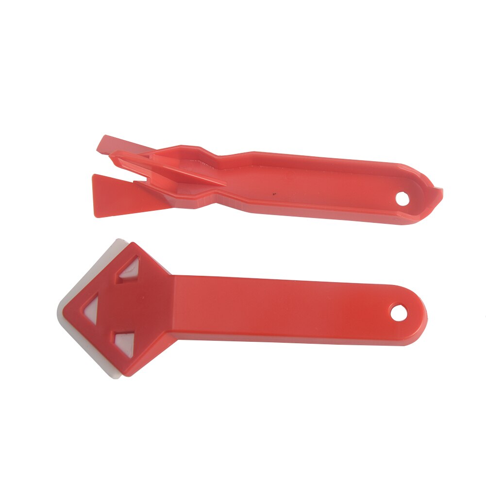 2pcs/set Caulk Tool Spreader Grout Remover Hand Tool Kit Spatula Glass Cement Scraper Home Decor Tool Sealant Scraper Plastic