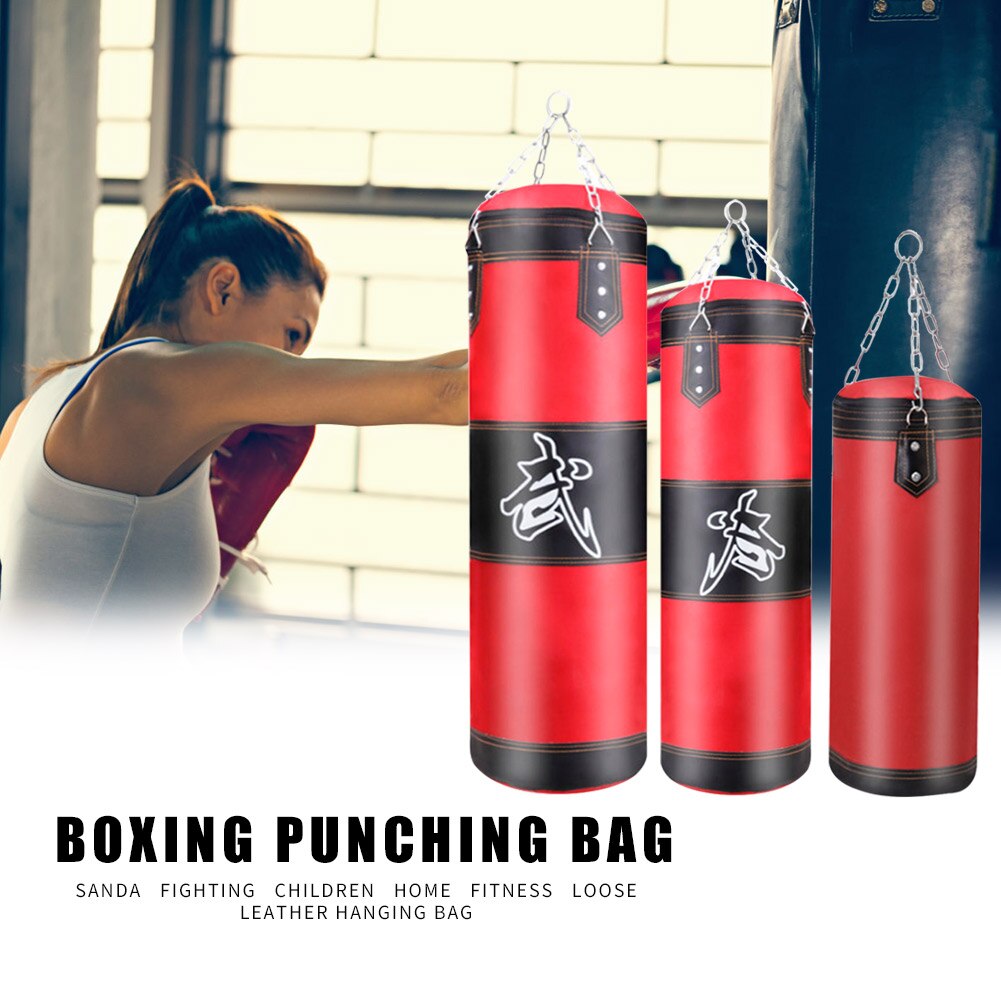 Boxing Punching Bag Set Training Fitness Hanging Kick Sandbag Adults Gym Exercise Muay Thai Empty-Heavy Boxing Bag