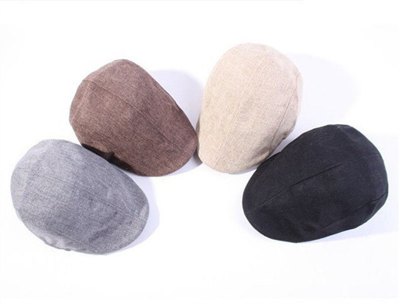 Gorra de hiedra de pico de pato para hombre y mujer, gorro plano para conducir, Golf, Newsboy, EE. UU.
