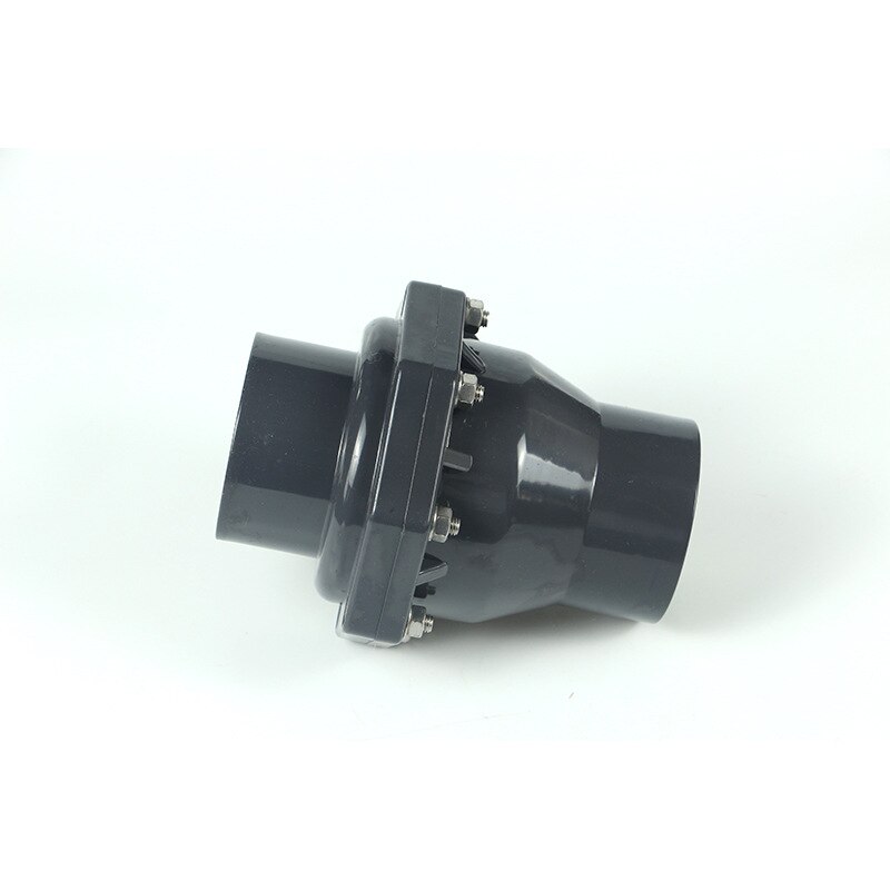1pcs UPVC non-return flap valve one-way valve Plastic flap check valve 25-160MM inner diameter Vertical lie general