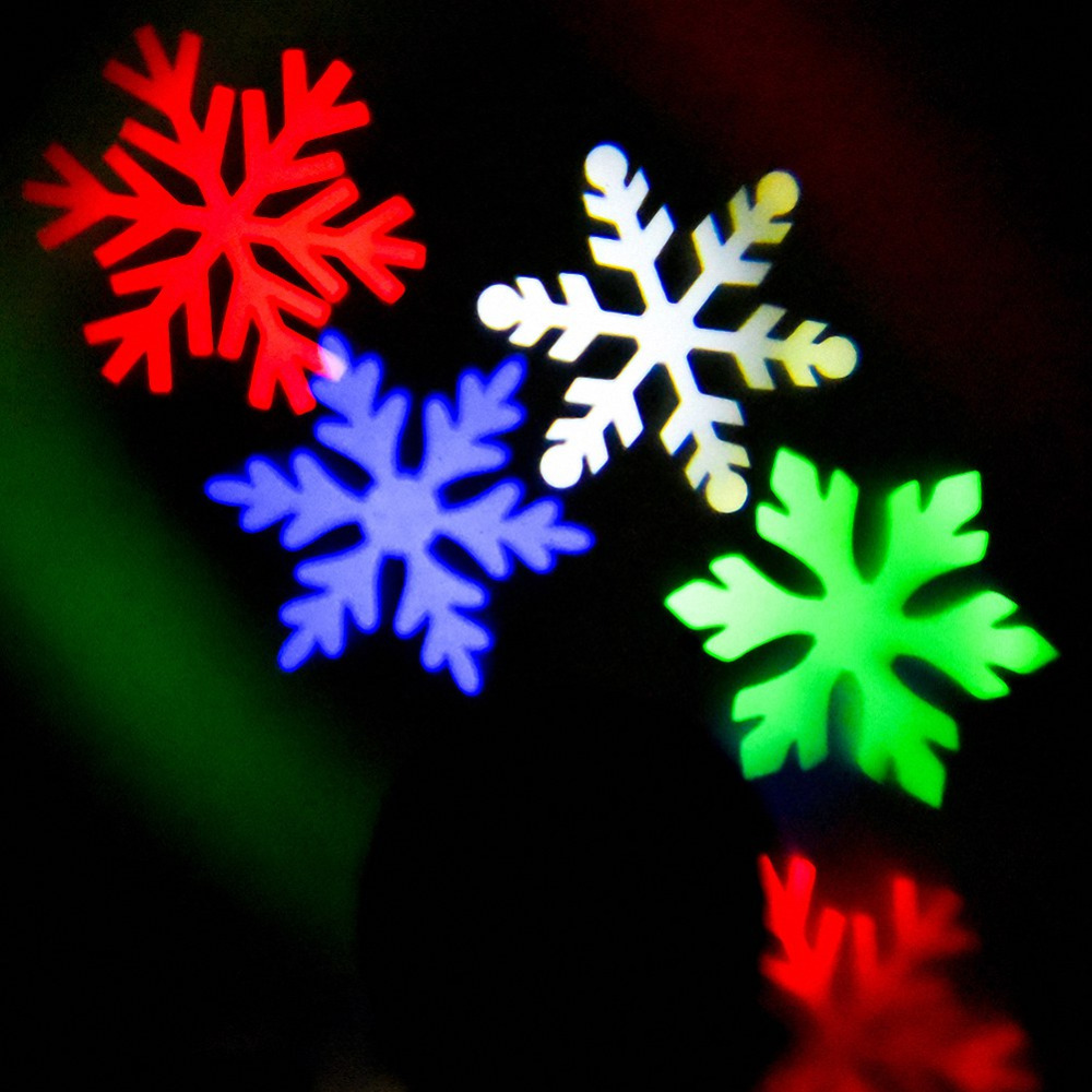 Projecteur de flocons de neige Led pour noël et nouvel an, imperméable, éclairage d&#39;extérieur, décorations pour la maison, éclairage de rue