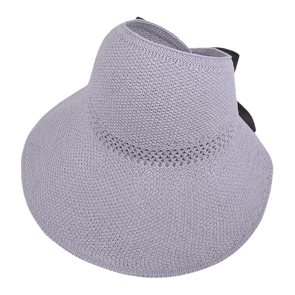 Las señoras de las mujeres de verano Sombrero Floppy playa protector solar ciclismo ajustable gorro Sombrero de paja de de y de Sombrero: D