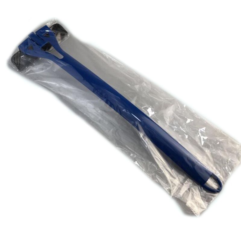 Men Women Manual Long Handle Back Hair Removal Body Shaver Leg Trimmer Big Blade DIY Safety Epilator for Close Pain-Free Shave