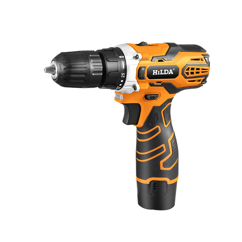 Multifunctional Portable Impact Cordless Drill 25NM Torque Electric Screwdriver Hand Drill with Battery Wireless Power Tools: 12v