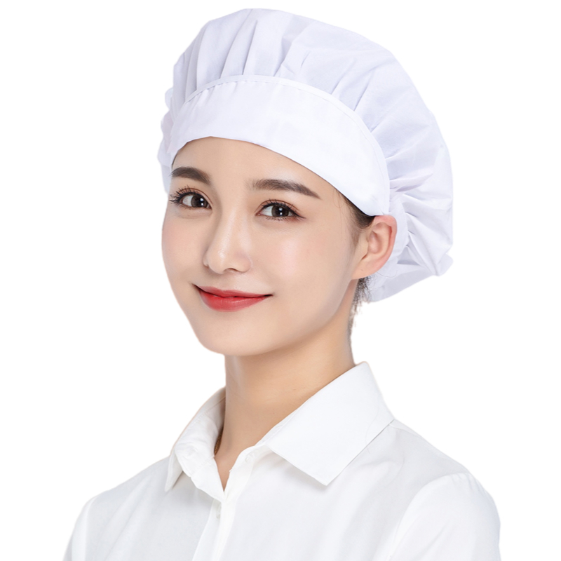 Food Service Cook Hats Women Men Hair Cover Caps Workshop Hat Food Service Baking Cap Kitchen Cooking Visors Household Beanie