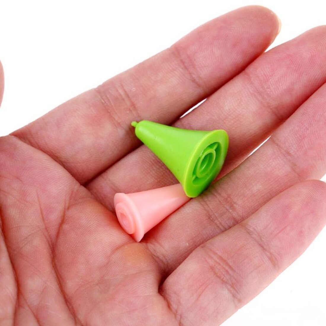 10pcs Rubber Cone Shape Knit Knitting Needles Cap Tips Point Protectors 2 Sizes For Knitting Craft Sewing Accessories