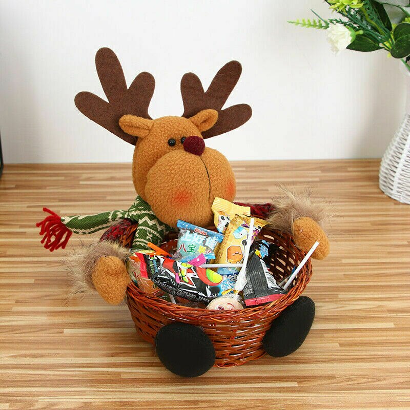 Juletre dekor godteripose ornamenter jul dekor julenissen fest dekor oppbevaringskurver: 3