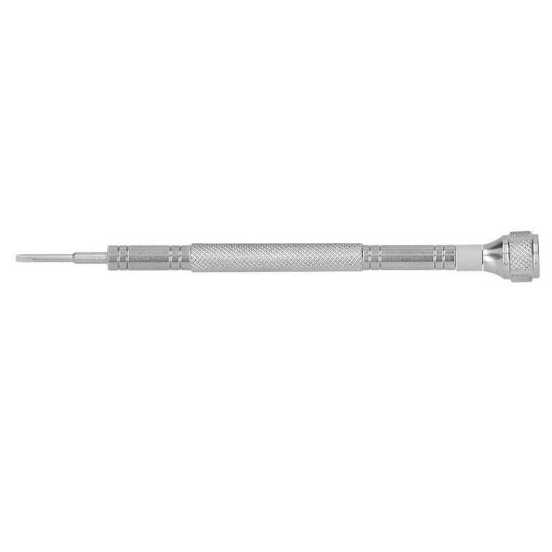 1pc 0.6-2.0mm spårs skruvmejsel rostfritt stål exakt rakt spår skruvmejsel klocka smycken reparation urmakare juvelerare: 1.4mm