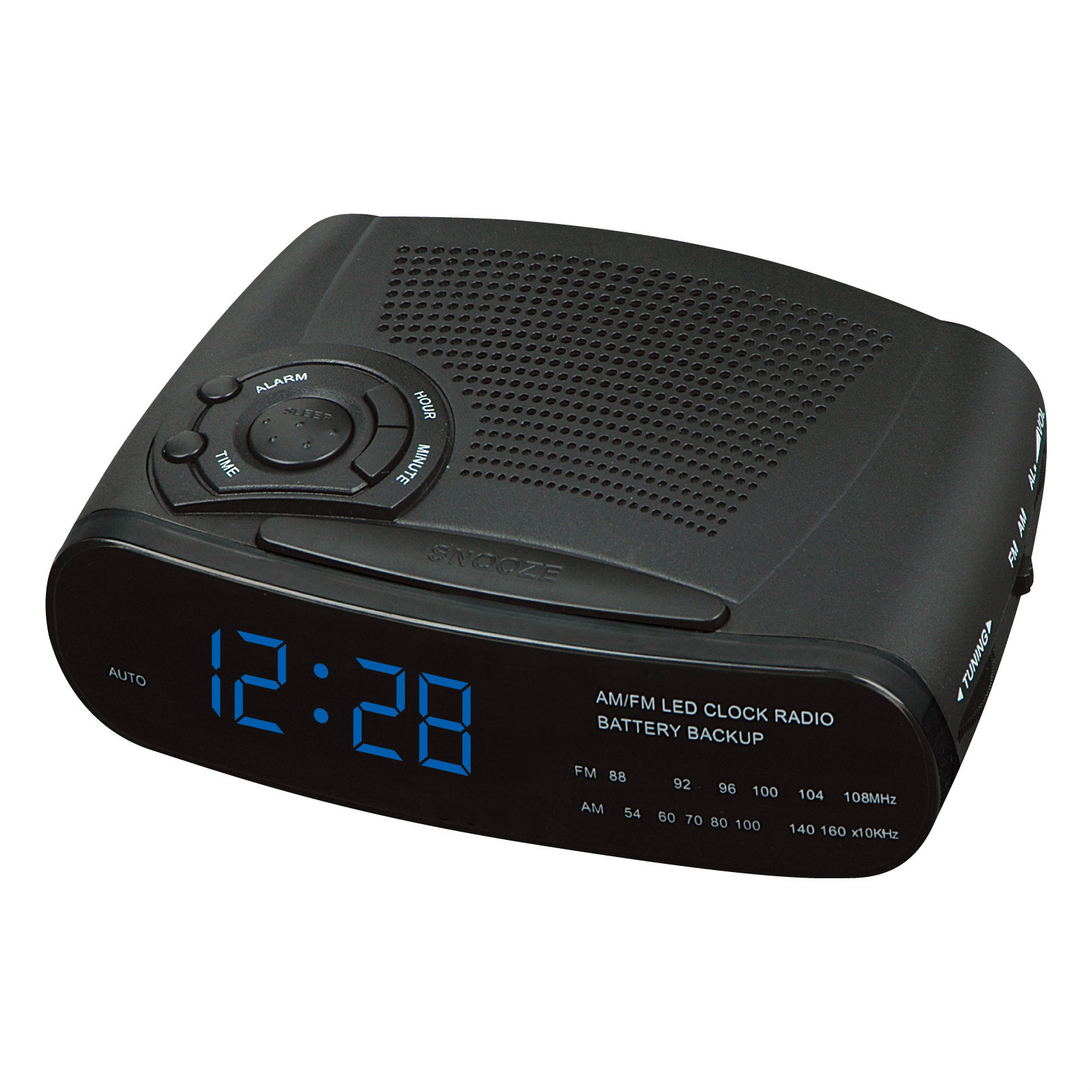 Led am/fm radio väckarklocka modern elektronisk skrivbordsbord digital klocka multi-grupp snooze funktion heminredning sovrum