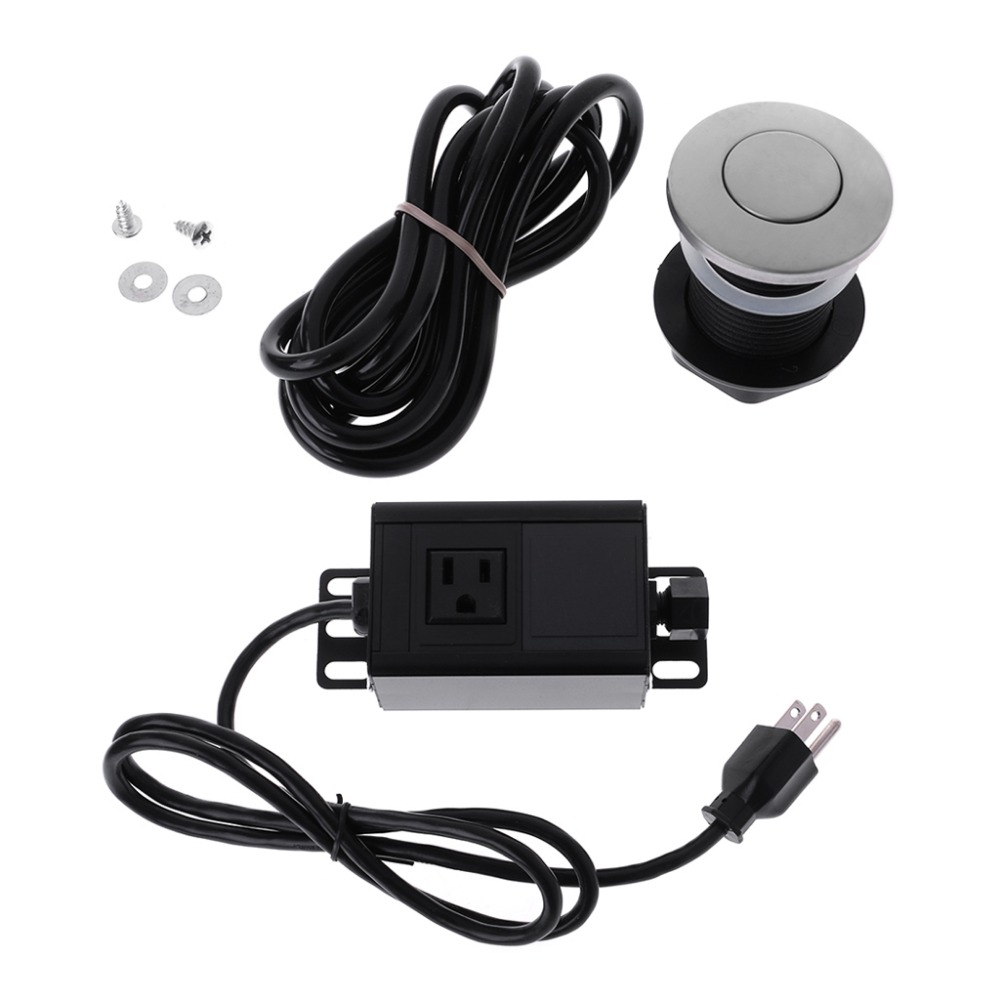 Sink Top Air Switch Kit Garbage Disposal Part Built-out Adapter Switch