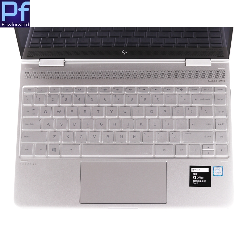 Laptop Keyboard Cover Protector 15.6" HP Spectre x360 15 15t 15-ap 15-bl 15-AP011DX 15-AP012DX 15-BL012DX 15-BL075nr: transparent
