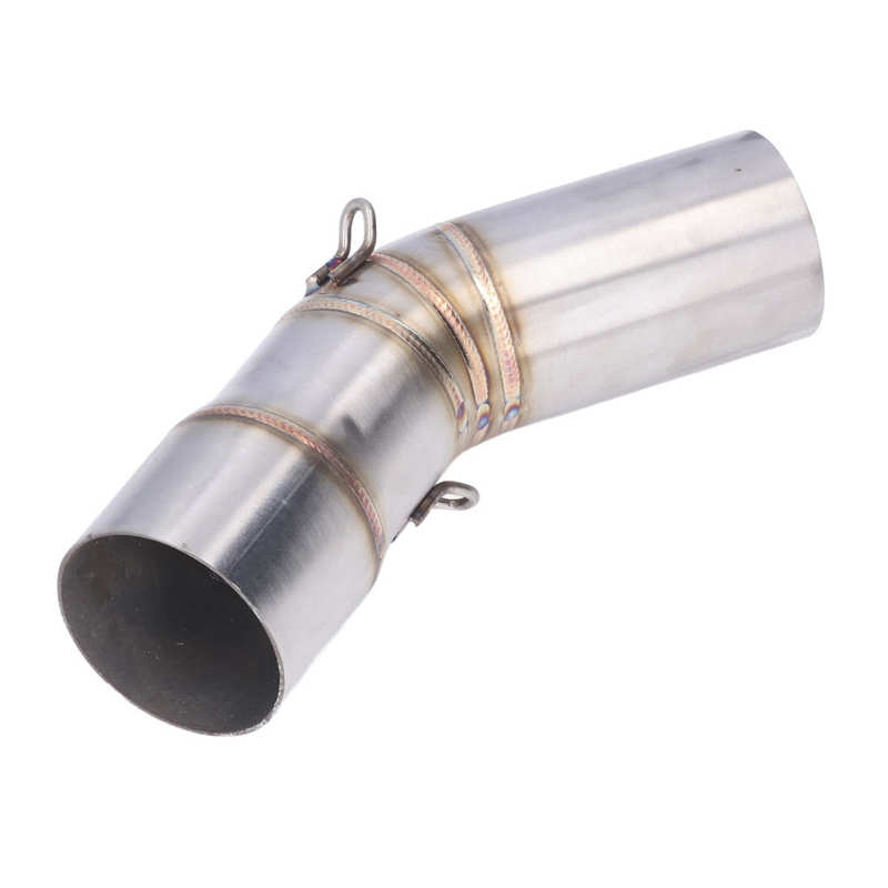 Exhaust Intermediate Tube 1mm Thick Exhaust Medium Tube for Motorcycle