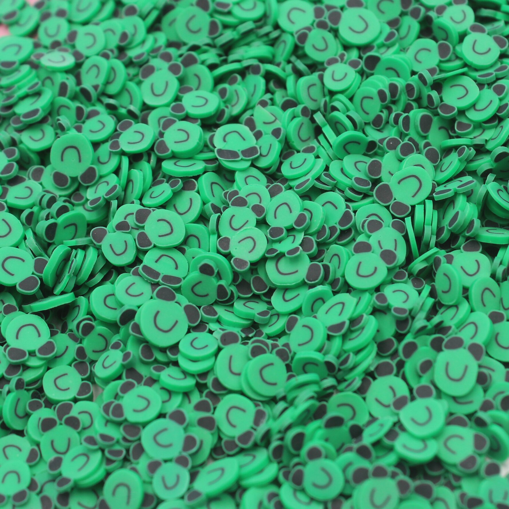 100g/Lot Lovely Frog Slices Polymer Clay Cute Animal Soft Pottery for Toys Decoration DIY Crafts Filler Accessories