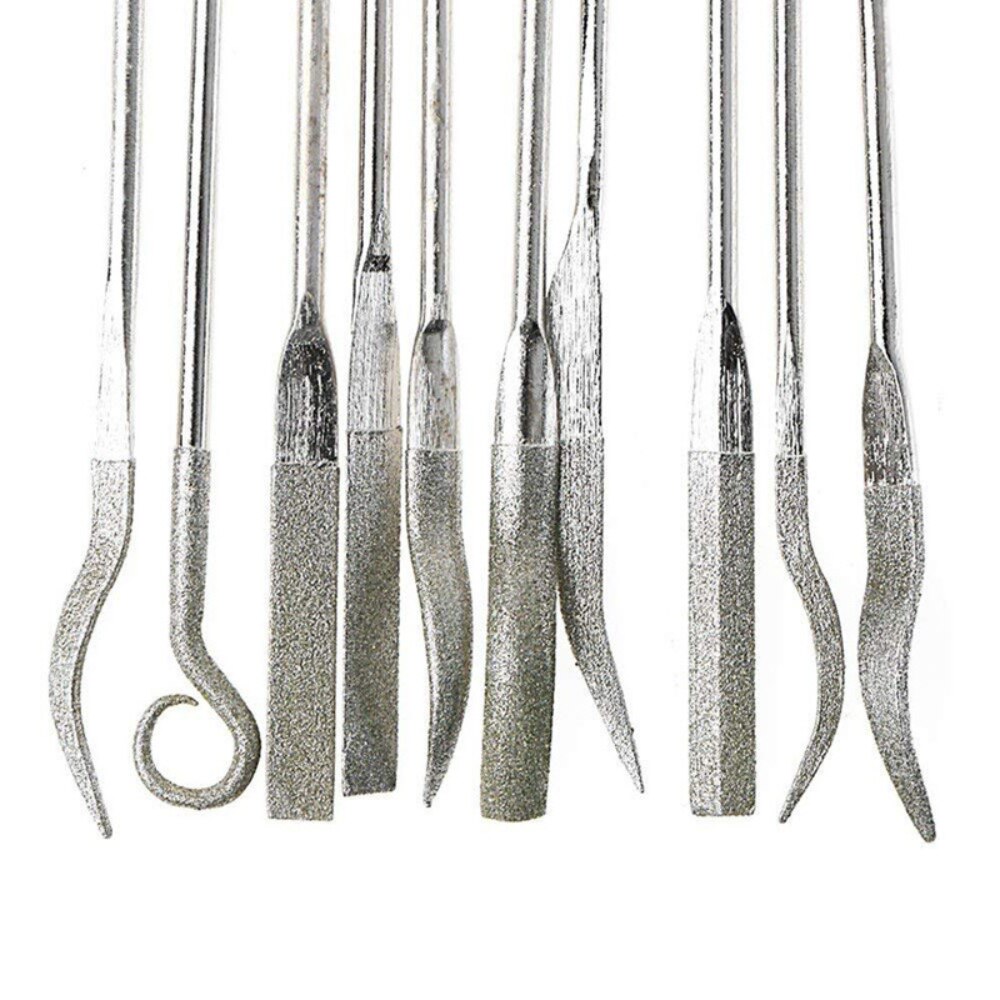 Diamond File Set / Alloy File / Diamond Tool Abrasives / Special Shaped Shaping File 3 * 140mm