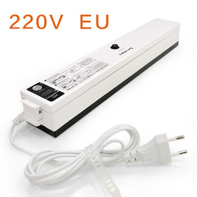 Huishoudelijke Food Vacuum Sealer Verpakkingsmachine Afdichting Opbergzakken Film Sealer Vacuüm Verpakker Inclusief 15Pcs Vacuüm Voedsel Sealer: Default Title