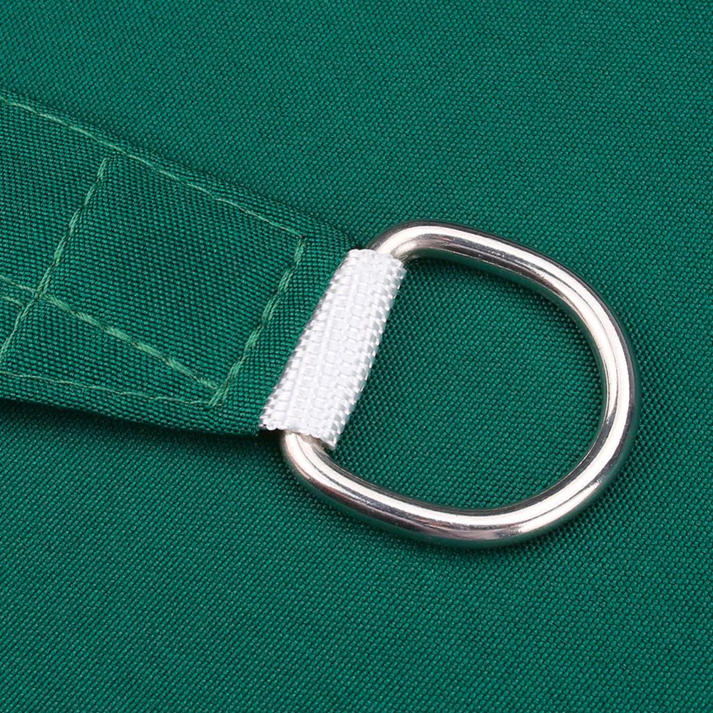 5x5x5M ciemnozielony parasol przeciwsłoneczny żagiel równoboczny trójkąt baldachim przepuszczalny blok UV tkanina trwała na zewnątrz