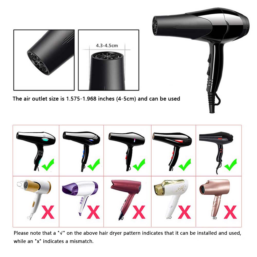 Profession Blow Dryer Diffuser Attachment for Natural Thick Hair Collapsible Hair Blower Diffuser Styling Hairdressing Tool