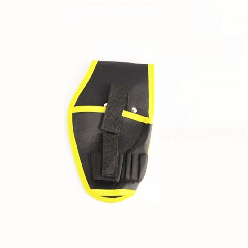 Portable Heavy Duty Drill Driver Holster Cordless Electrician Tool Bag Bit Holder Belt Pouch Waist Cordless Drill Storage Pocket: black yellow